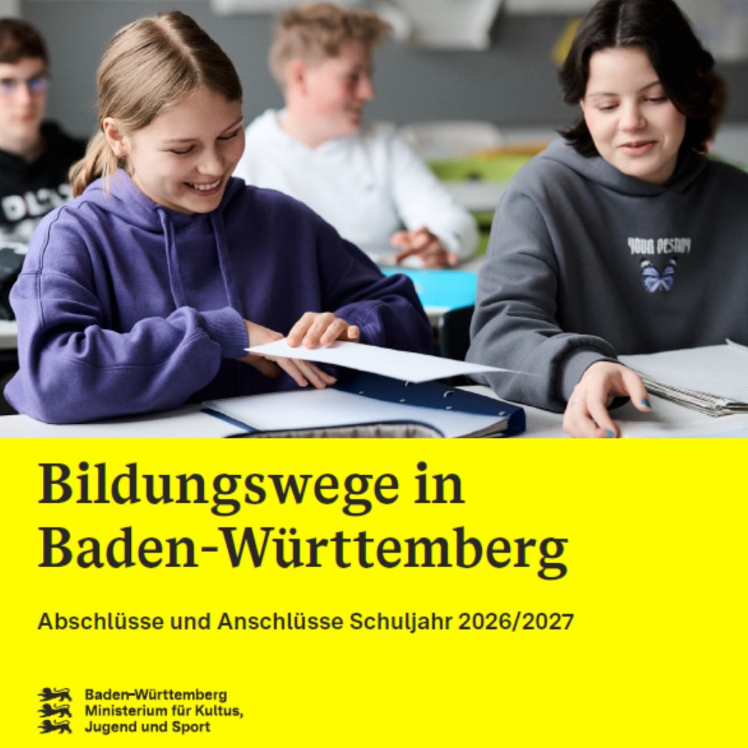 Die Datei Broschüre Bildungswege in Baden-Württemberg (2025).pdf herunterladen